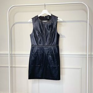 Leather dress
